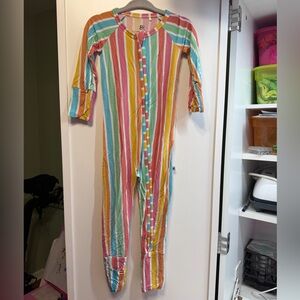 Colorful Striped Kids One Piece